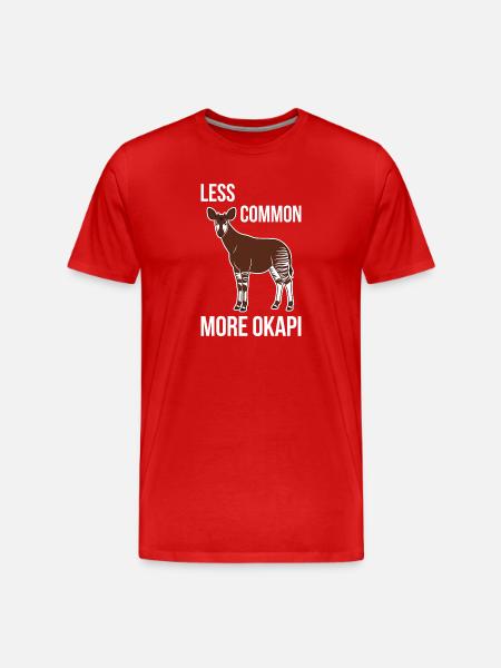 Okapi-liebhaber Okapi-tier Seltene Tierweltliebe - Männer Premium Bio T-Shirt - Rot