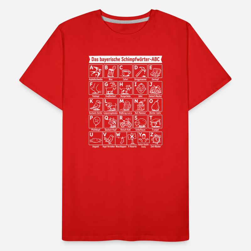 Das ABC Männer Premium Bio T-Shirt