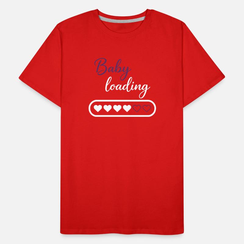 Baby Loading Herzprogress Männer Premium Bio T-Shirt