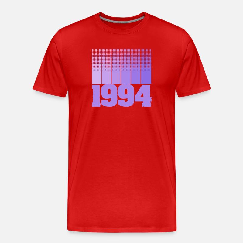 Jahrgang 1994 - Männer Premium Bio T-Shirt - Rot