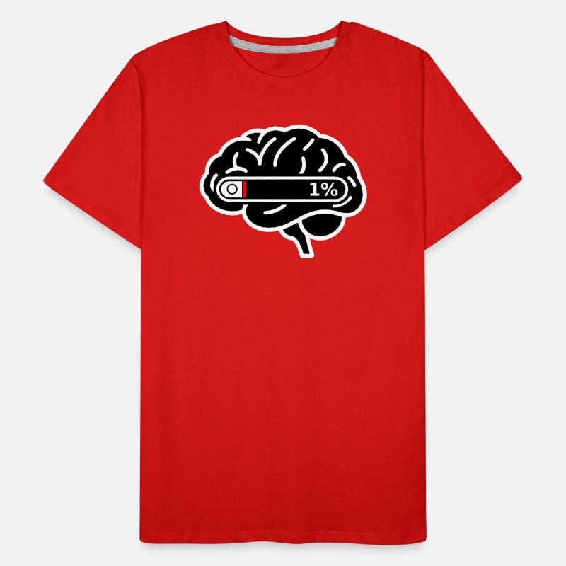 Brain_Loading_1 _Digital_Burnout Men's Premium Organic T-Shirt