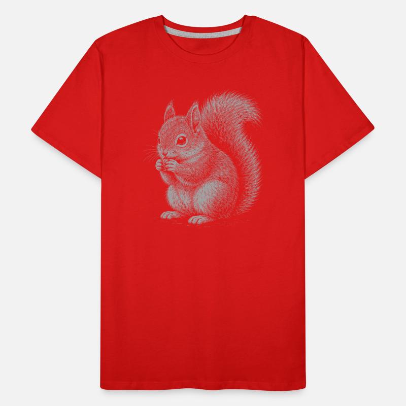 Squirrel Men's Premium Organic T-Shirt