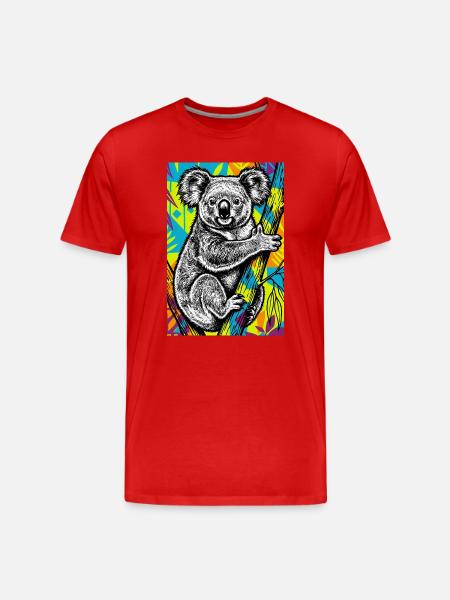 Koala - T-shirt bio Premium Homme - rouge
