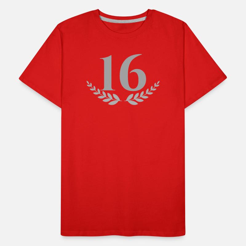 16 T-shirt bio Premium Homme