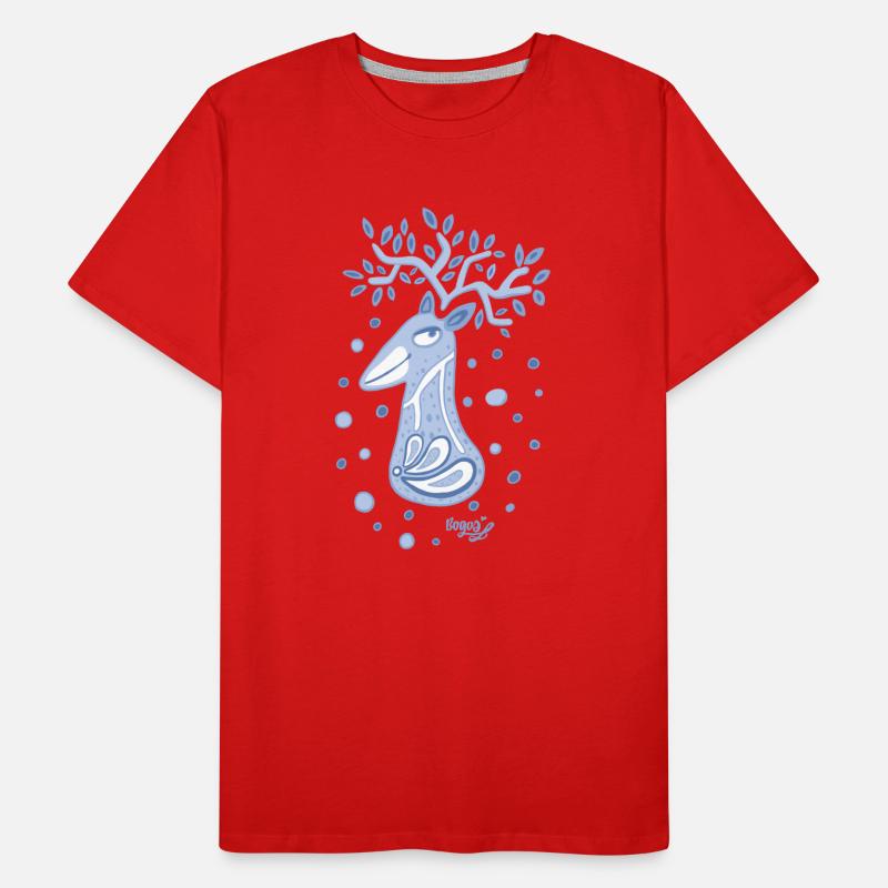 Hirschbock Männer Premium Bio T-Shirt