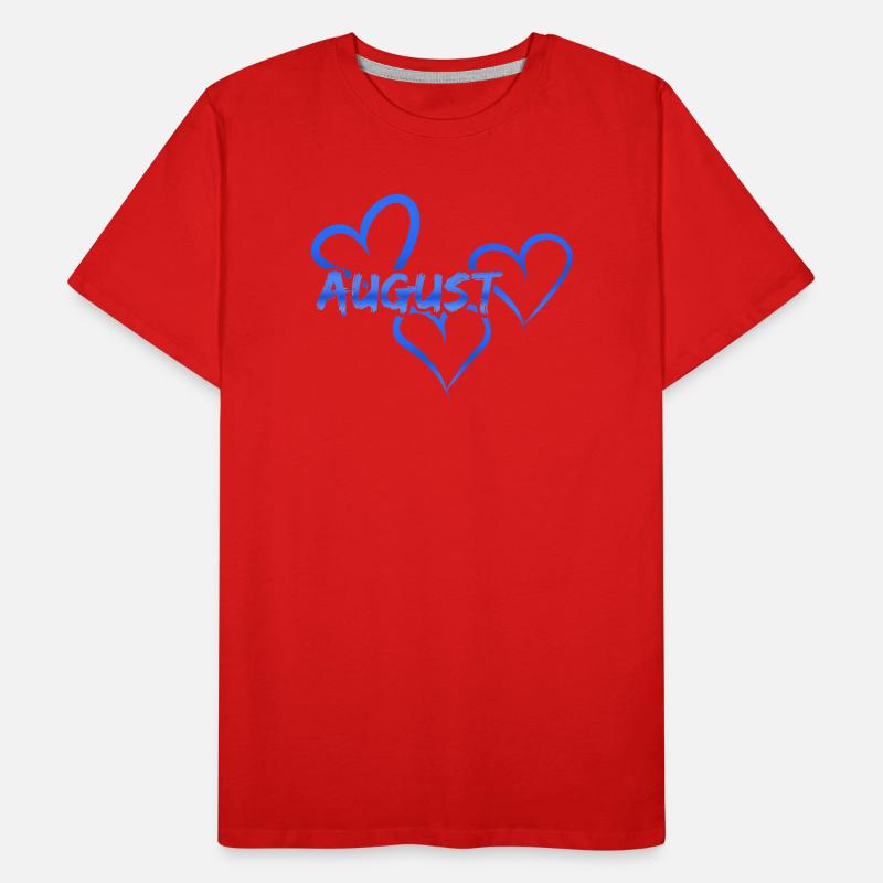 August Männer Premium Bio T-Shirt