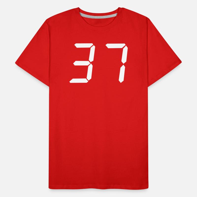 digitale_zahl_37- T-shirt bio Premium Homme