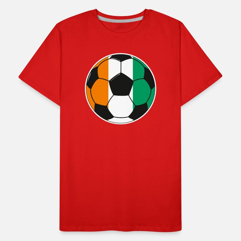 Fußball – Team Elfenbeinküste Männer Premium Bio T-Shirt