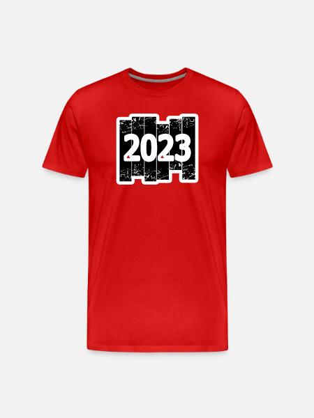 2023 - T-shirt bio Premium Homme - rouge