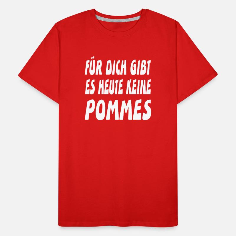 Pommes Männer Premium Bio T-Shirt