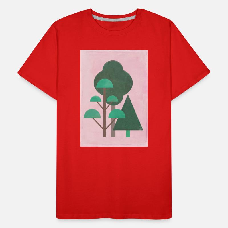 Wald Männer Premium Bio T-Shirt