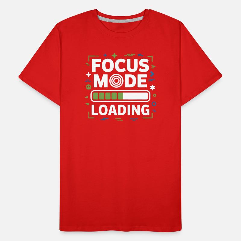Focus Mode Loading ADHS Chaos Männer Premium Bio T-Shirt