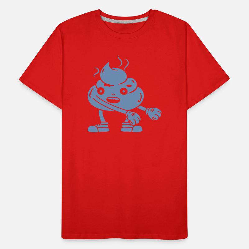 Danse drôle de tas de caca T-shirt bio Premium Homme