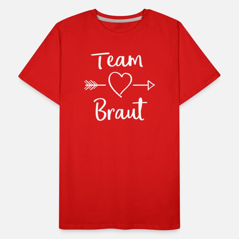team_braut Männer Premium Bio T-Shirt