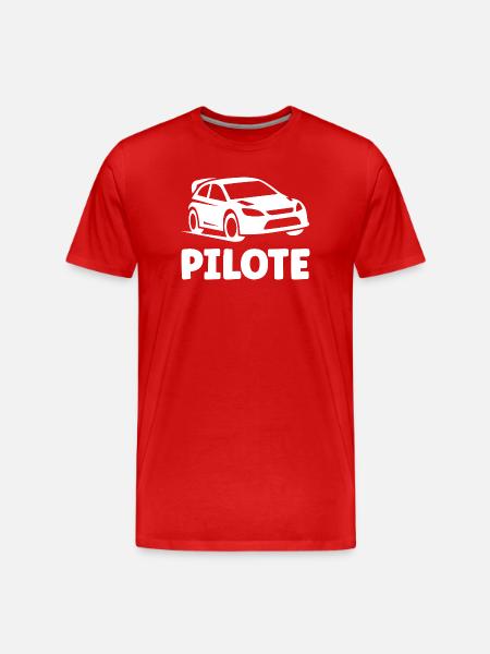 rallye - T-shirt bio Premium Homme - rouge