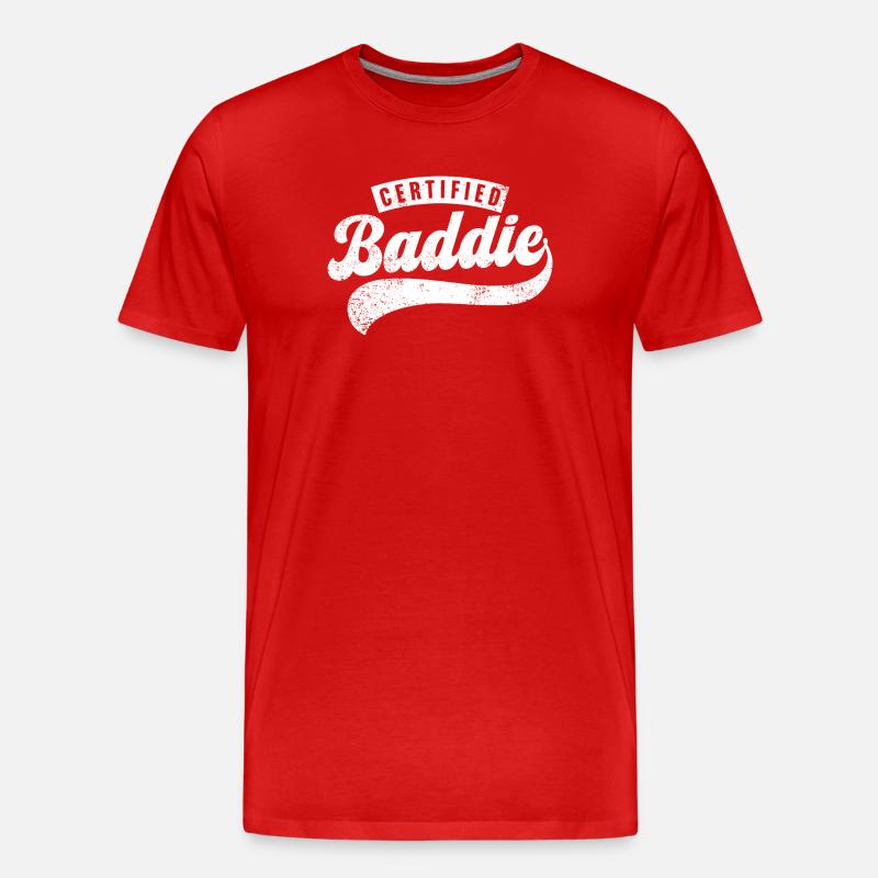Zertifizierter Bösewicht - Männer Premium Bio T-Shirt - Rot