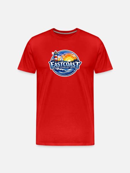 Eastcoast Germany - Men's Premium Organic T-Shirt - red