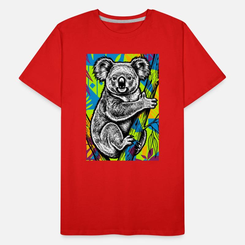 Koala Männer Premium Bio T-Shirt