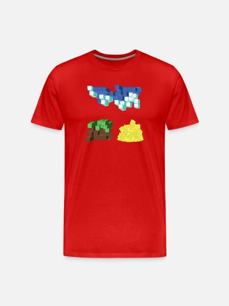 PASSAGE ONIRIC - T-shirt bio Premium Homme - rouge