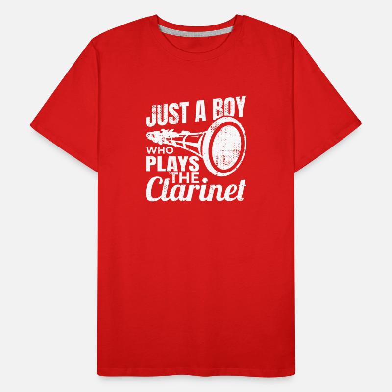 Boys clarinet Men's Premium Organic T-Shirt