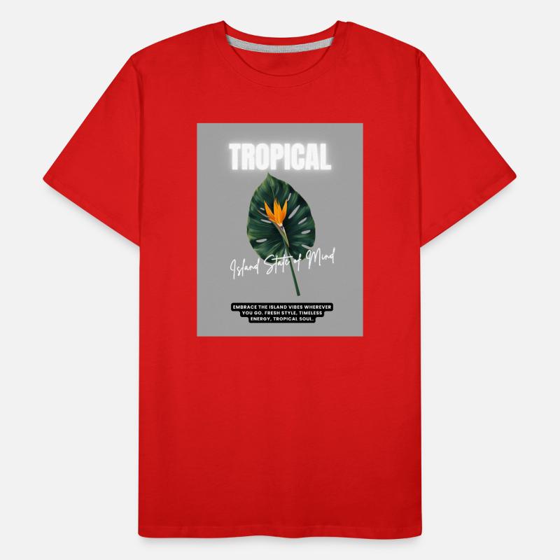 Tropical Island State Men's Premium Organic T-Shirt