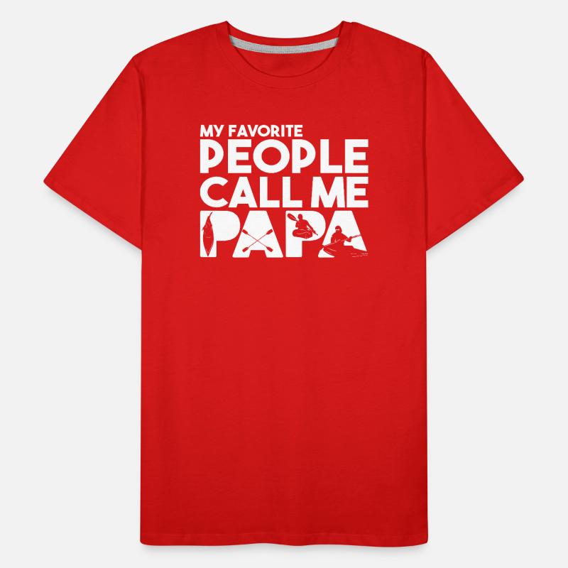 Evolution Of Man Kayaking Men's Premium Organic T-Shirt