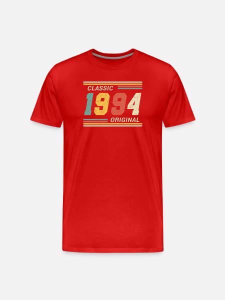 Classic 1994 original 1994 - Men's Premium Organic T-Shirt - red