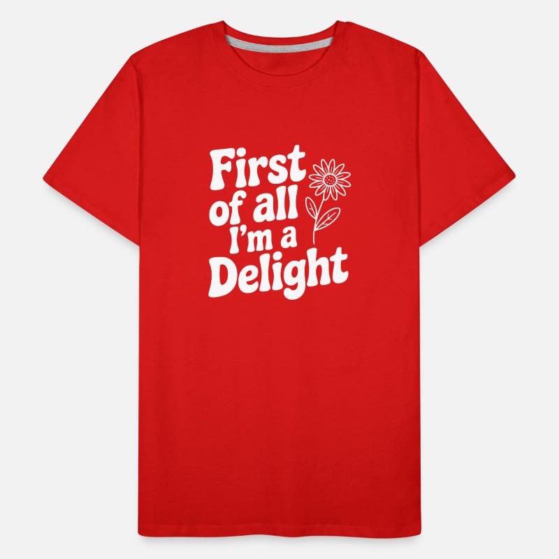 Zunächst einmal bin ich eine Freude Männer Premium Bio T-Shirt