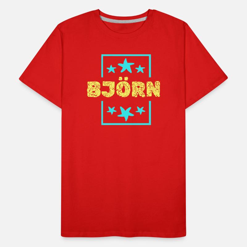 Bjoern comme anniversaire T-shirt bio Premium Homme