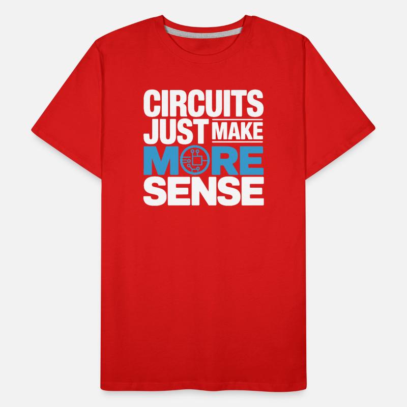 Circuits make technology more meaningful Men's Premium Organic T-Shirt