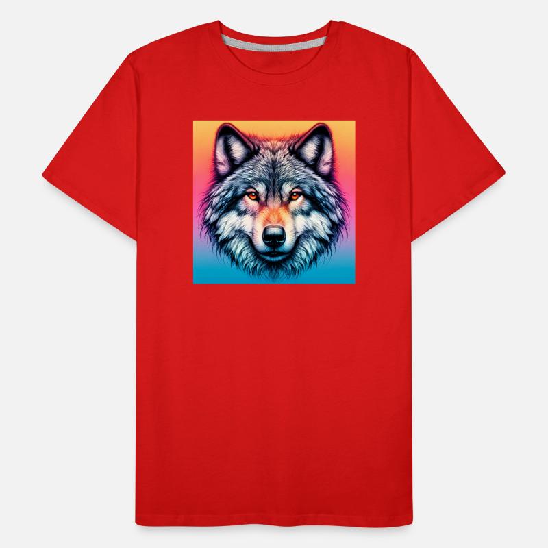 Wolf Men's Premium Organic T-Shirt
