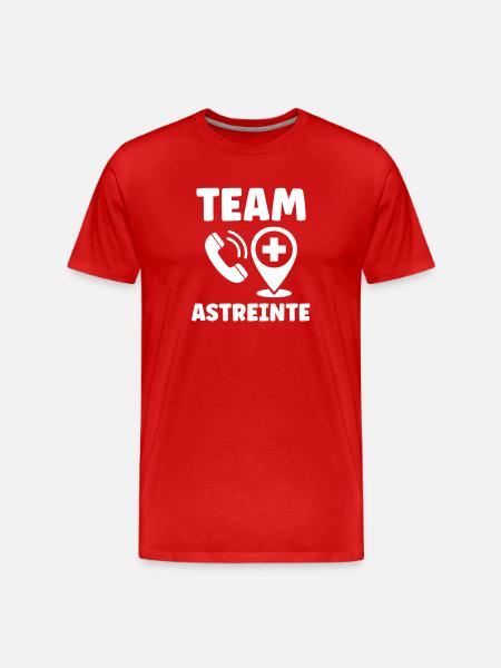 Astreinte - T-shirt bio Premium Homme - rouge