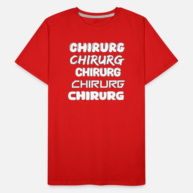 Chirurg als Beruf Männer Premium Bio T-Shirt