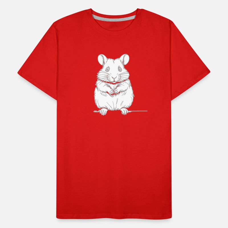 Cute hamster Men's Premium Organic T-Shirt