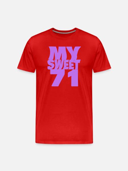 71 - T-shirt bio Premium Homme - rouge