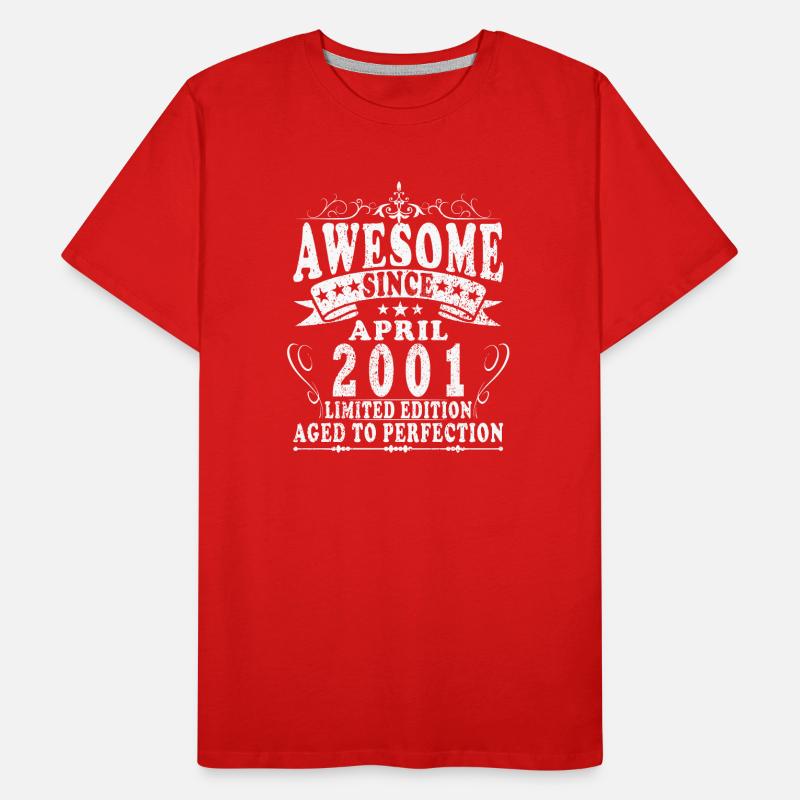 Édition limitée avril 2001 T-shirt bio Premium Homme