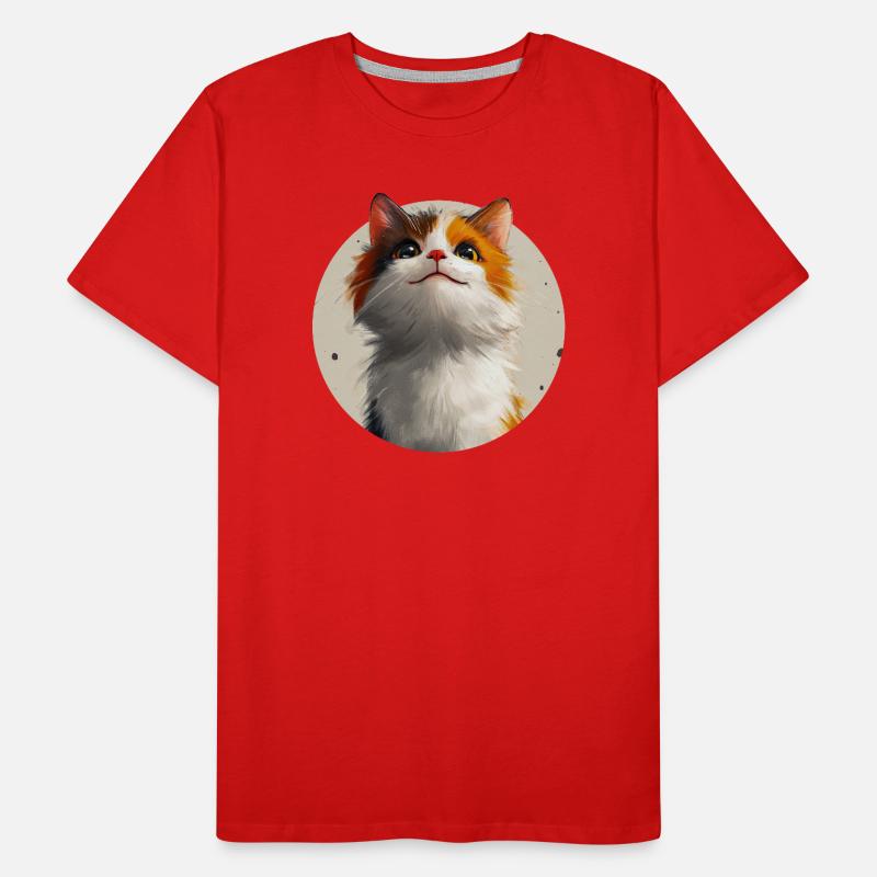 Chat mignon T-shirt bio Premium Homme