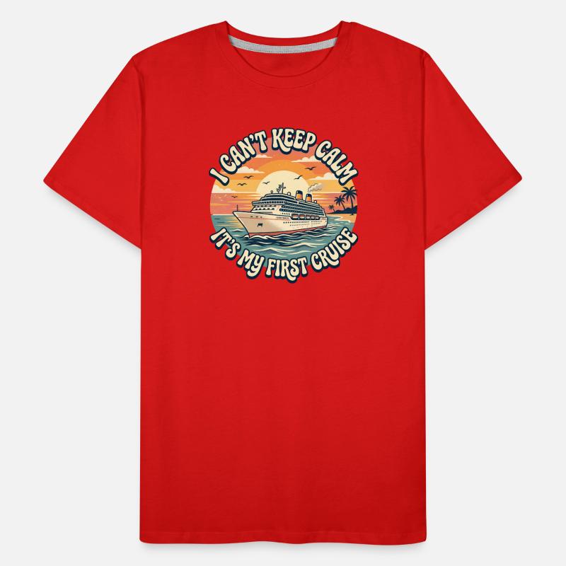 Je n’arrive pas à rester calme, c’est ma première K T-shirt bio Premium Homme
