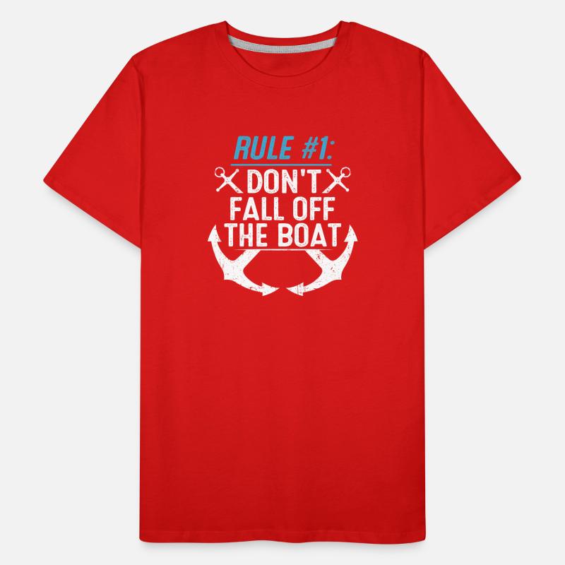 Ne tombe pas du bateau T-shirt bio Premium Homme