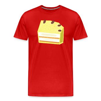 Torte Bäckerei Konditorei backen Bäcker - Männer Premium Bio T-Shirt - Rot - Vorne - Damien (186cm)