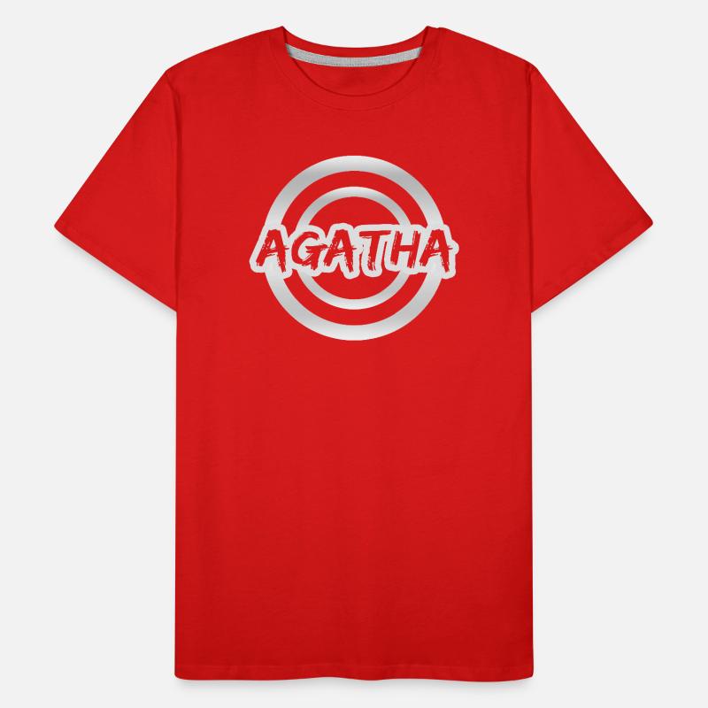 First name Agatha Men's Premium Organic T-Shirt