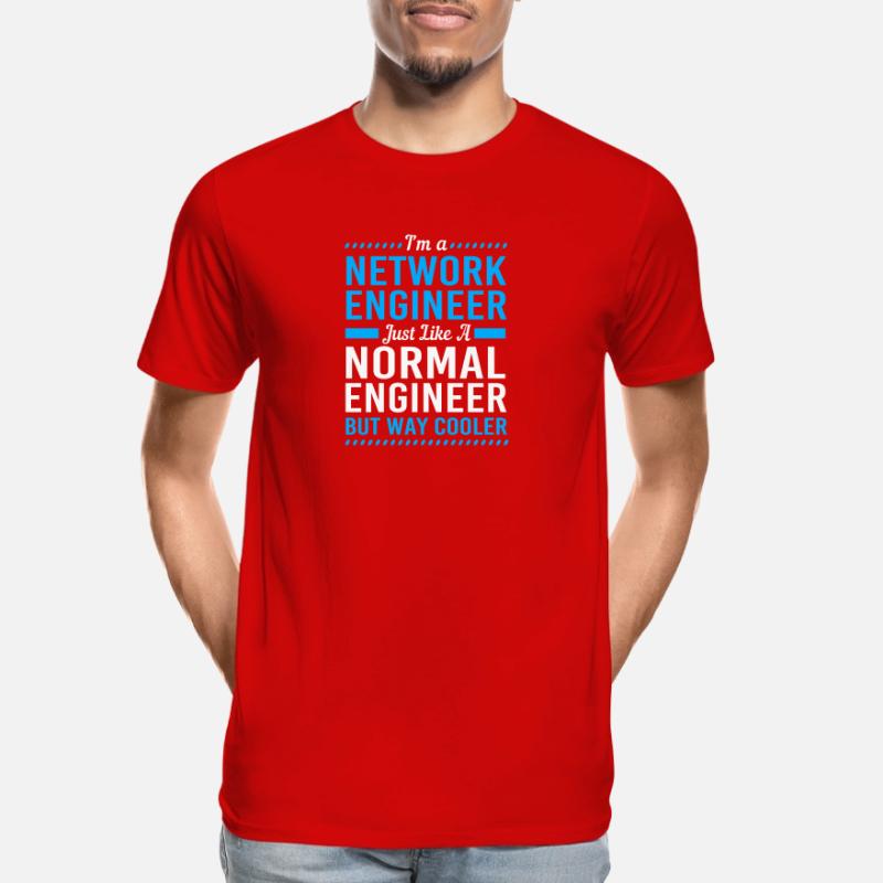 Network Computer Scientist Programmer Admin Men's Premium Organic T-Shirt