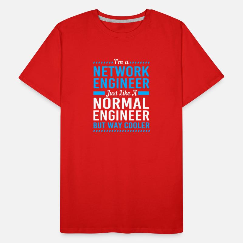 Network Computer Scientist Programmer Admin Men's Premium Organic T-Shirt
