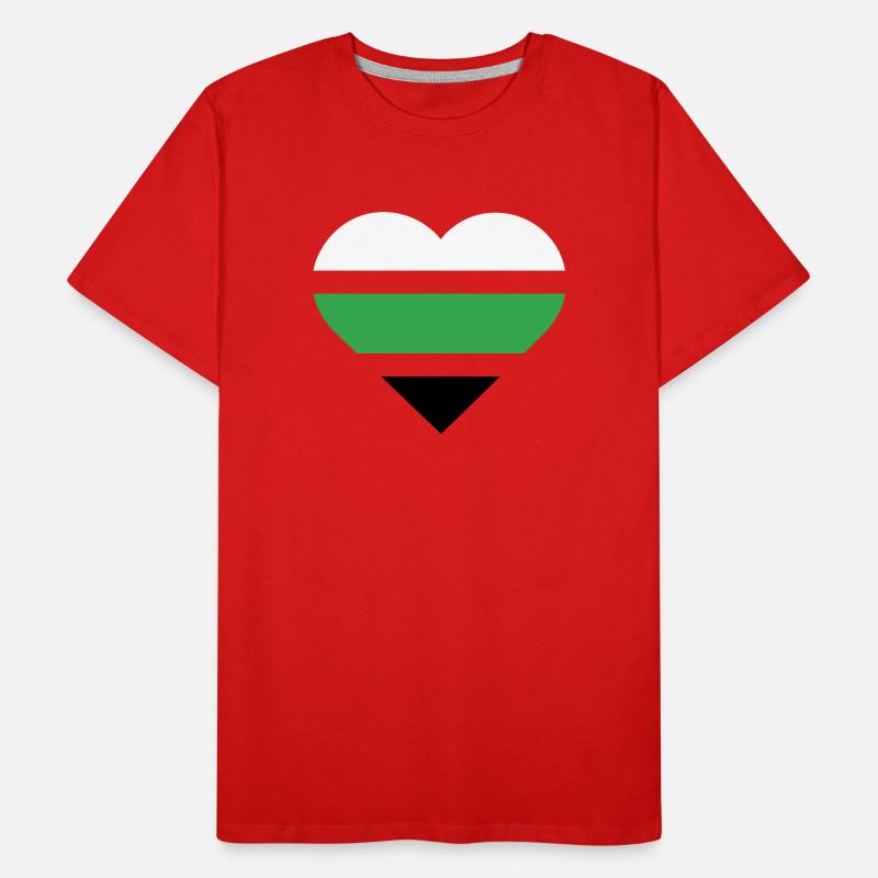 Pride Flag Heart · Neutrois Men's Premium Organic T-Shirt
