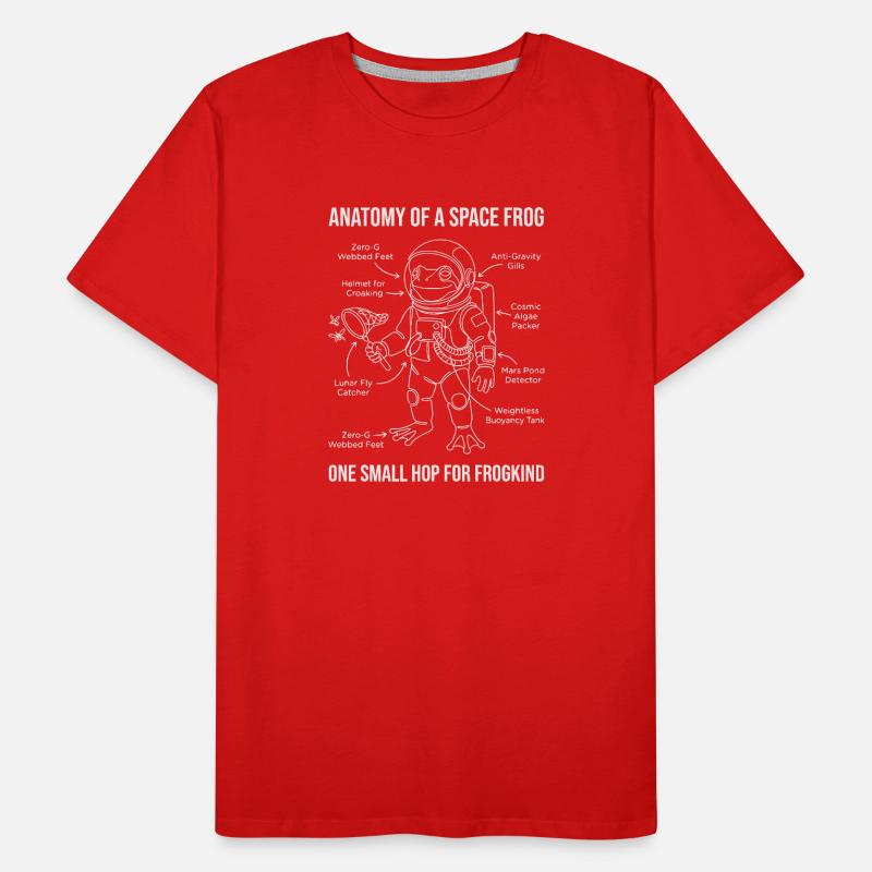 Anatomie d’une grenouille de l’espace T-shirt bio Premium Homme