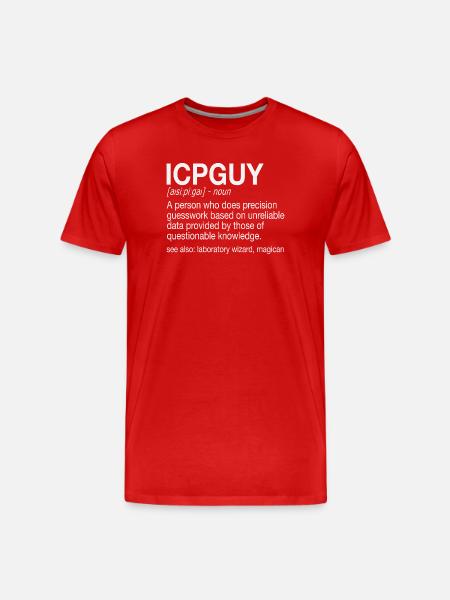 ICP-MS Guy Mass Spectrometry Plasma - Men's Premium Organic T-Shirt - red