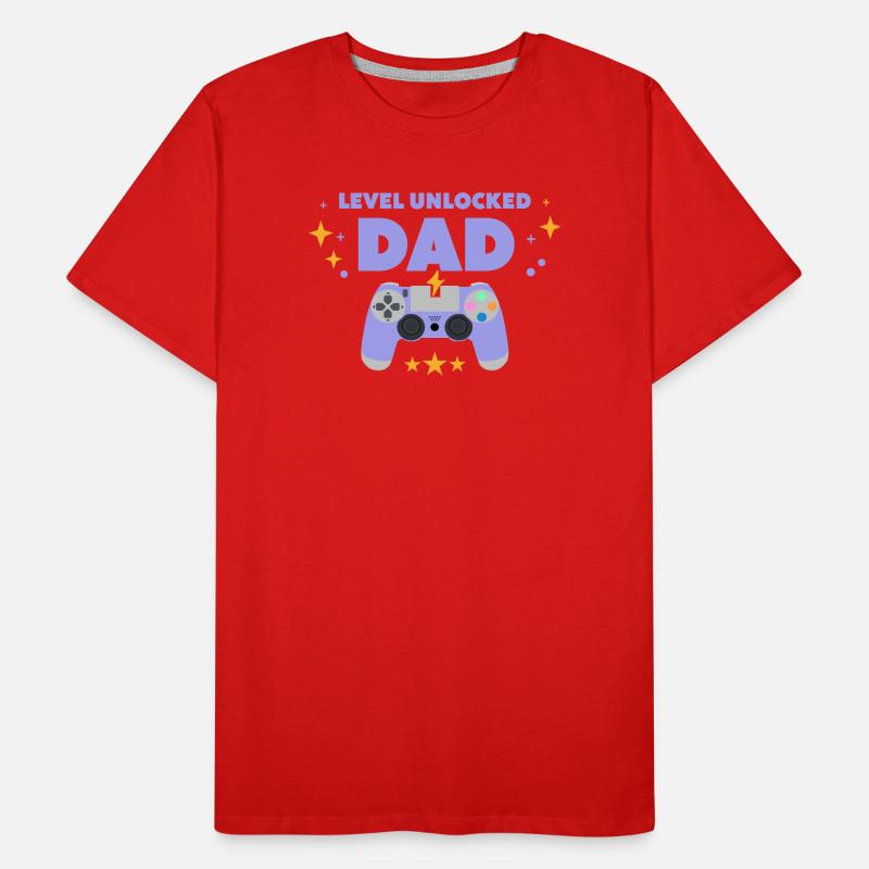 Level unlocked: Dad Men's Premium Organic T-Shirt