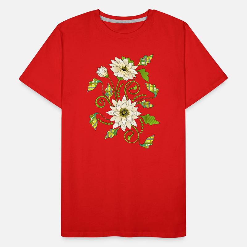 Fleur T-shirt bio Premium Homme