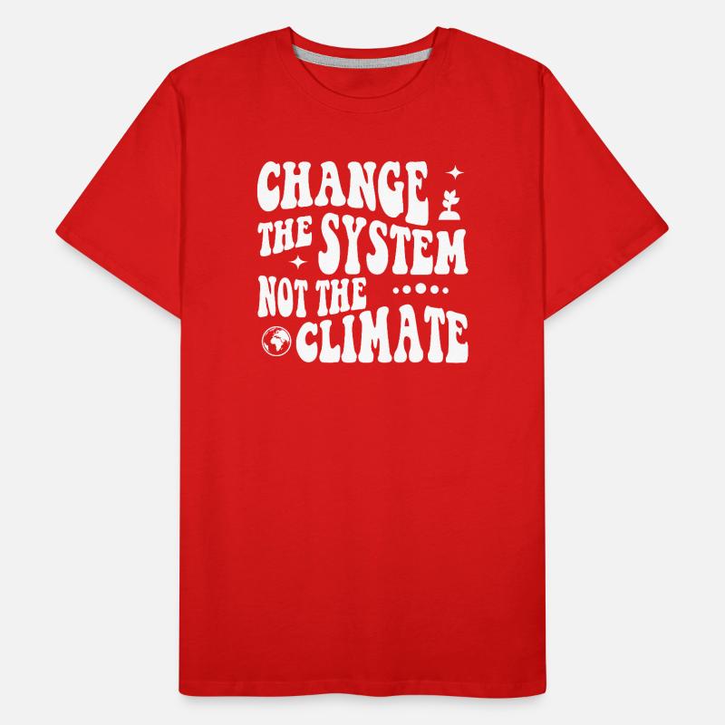 Changer le système, pas le climat T-shirt bio Premium Homme