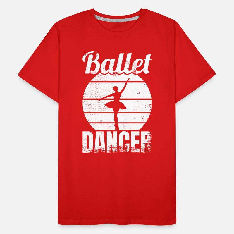 Funny ballet dancer Men's Premium Organic T-Shirt